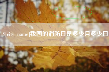 渠县我国的消防日是多少月多少日