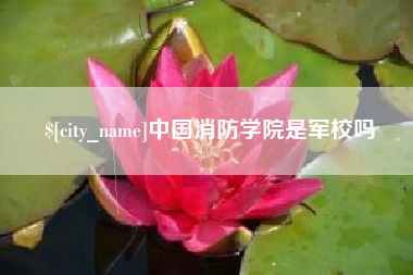 渠县中国消防学院是军校吗