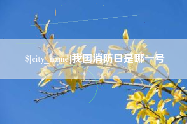 渠县我国消防日是哪一号