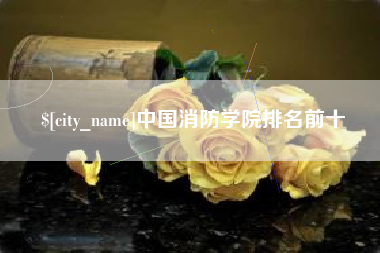 渠县中国消防学院排名前十