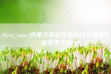 渠县内蒙古自治区消防技术服务执业管理平台