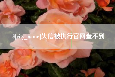 渠县失信被执行官网查不到