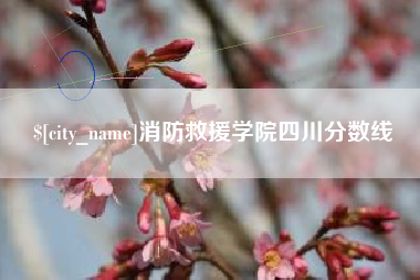 渠县消防救援学院四川分数线