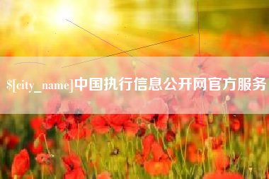 渠县中国执行信息公开网官方服务