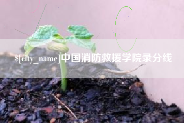 渠县中国消防救援学院录分线