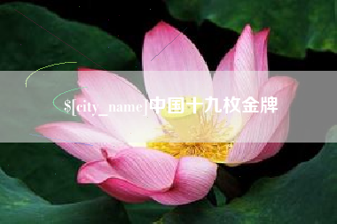 渠县中国十九枚金牌