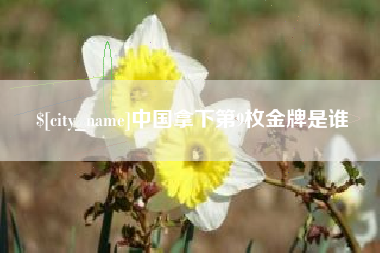 渠县中国拿下第9枚金牌是谁