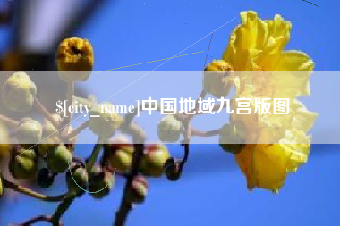 渠县中国地域九宫版图