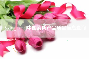 渠县中国消防产品质量信息查询