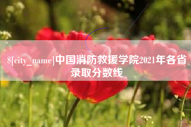 渠县中国消防救援学院2021年各省录取分数线