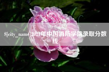 渠县2021年中国消防学院录取分数线