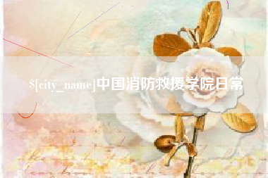 渠县中国消防救援学院日常