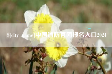 渠县中国消防官网报名入口2024