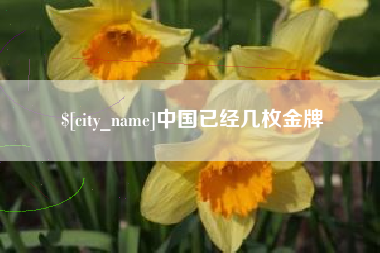 渠县中国已经几枚金牌
