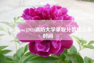 渠县2024消防大学录取分数线公布时间