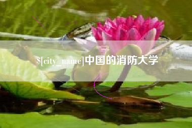 渠县中国的消防大学