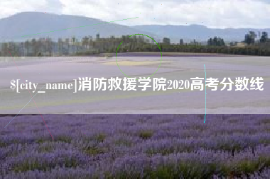 渠县消防救援学院2020高考分数线