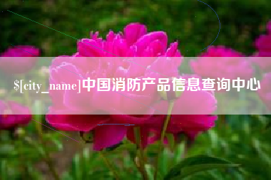 渠县中国消防产品信息查询中心