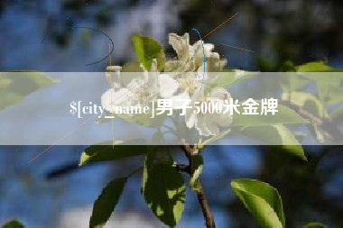 渠县男子5000米金牌