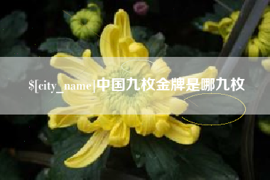 渠县中国九枚金牌是哪九枚