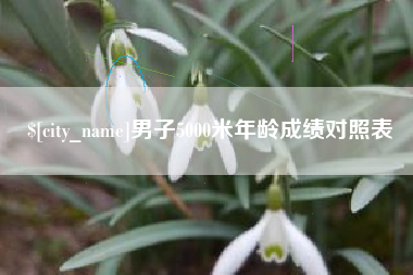 渠县男子5000米年龄成绩对照表