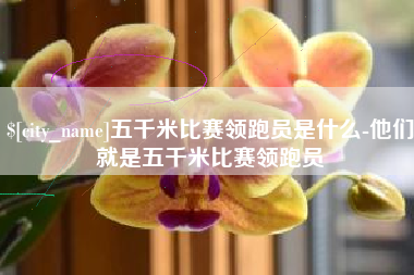 渠县五千米比赛领跑员是什么-他们就是五千米比赛领跑员