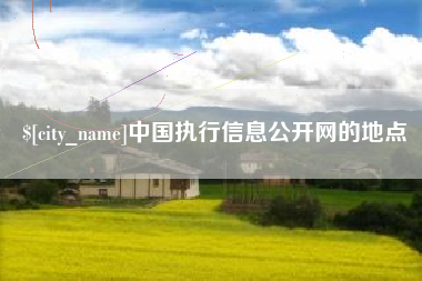 渠县中国执行信息公开网的地点