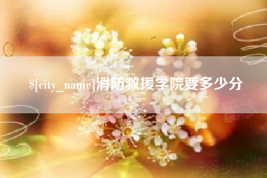 渠县消防救援学院要多少分